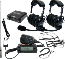 NAVATLAS Intercom/Radio and Headset Kit - 2-Seat - Black NIROHBK2