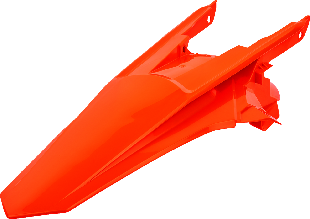 POLISPORT Fender - Rear - Fluorescent Orange - KTM - SX '16-'18 8595500006
