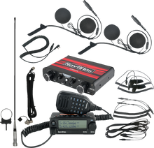 NAVATLAS Intercom/Radio and In-Helmet Headset Kit - 2-Seat - Black NI2RIH2