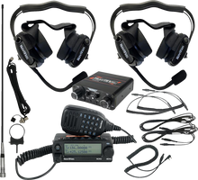 NAVATLAS Intercom/Radio and Headset Kit - 2-Seat - Black NIRBHBK2