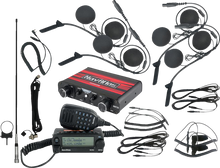 NAVATLAS Intercom/Radio and In-Helmet Headset Kit - 4-Seat - Black NI2RIH4