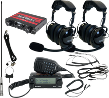 NAVATLAS Intercom/Radio and Headset Kit - 2-Seat - Black NI2ROHBK2