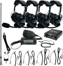 NAVATLAS Intercom/Radio and Headset Kit - 4-Seat - Black NIROHBK4