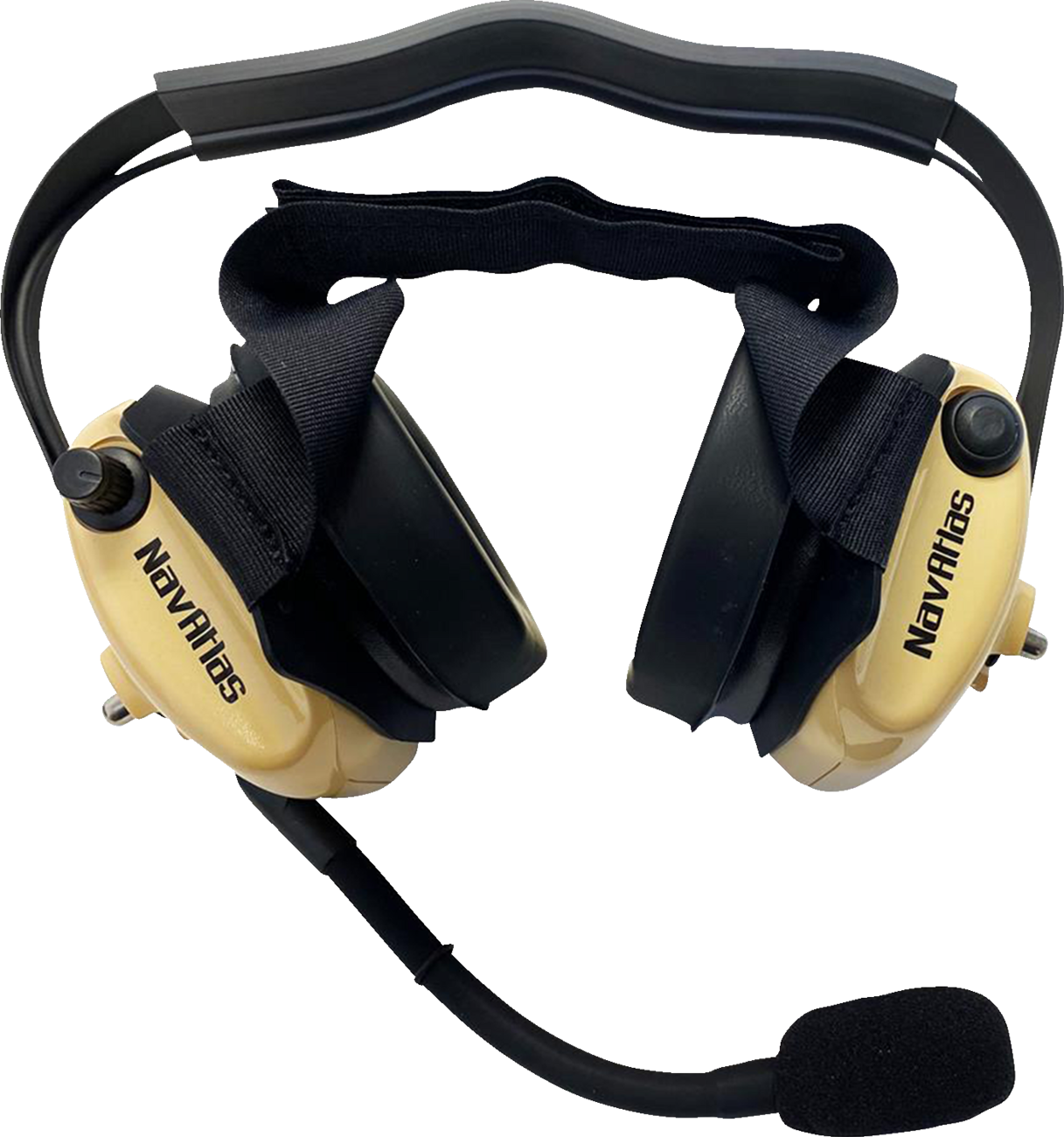 NAVATLAS Headset - Behind-the-Head - Stereo/VOX - Beige NB202BE