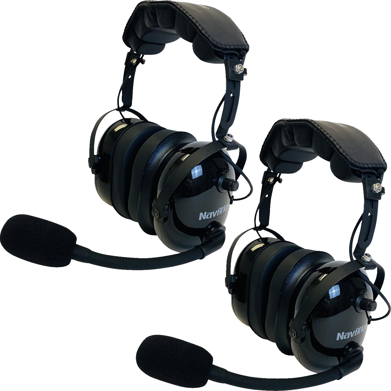 NAVATLAS Intercom/Radio and Headset Kit - 2-Seat - Black NIROHBK2