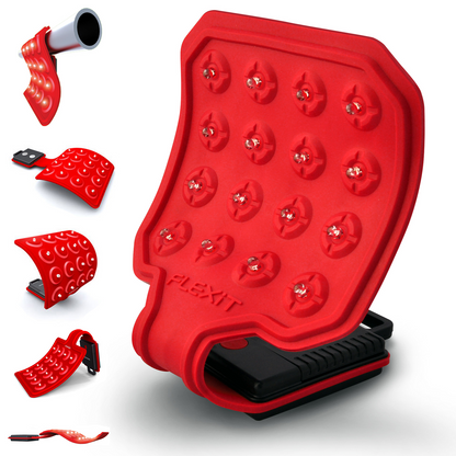 RISK RACING Flashlight - FLEXIT - LED - 200 Lumens - Red 00112