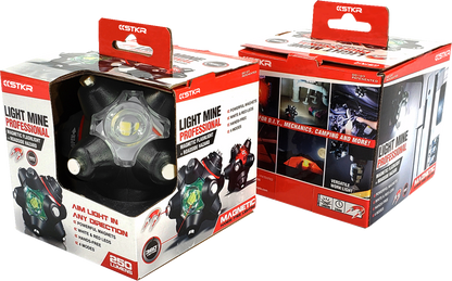 RISK RACING Flashlight - LED - 250 Lumens - Magnetic - Multi Functional 00107