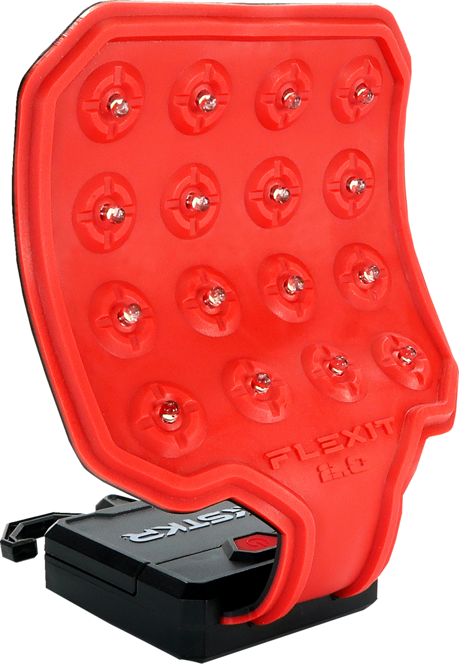 RISK RACING Flashlight - FLEXIT - LED - 200 Lumens - Red 00112