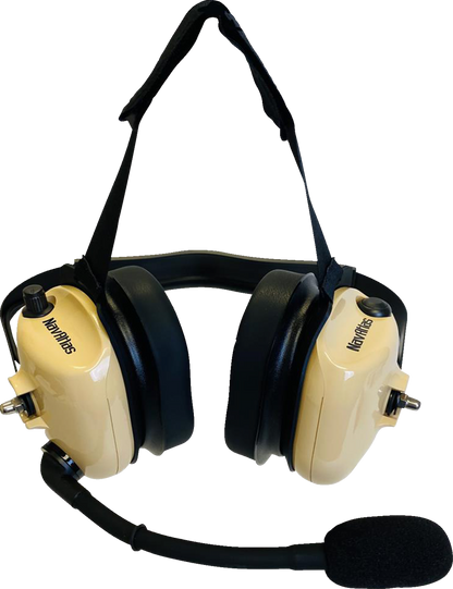 NAVATLAS Headset - Behind-the-Head - Stereo/VOX - Beige NB202BE