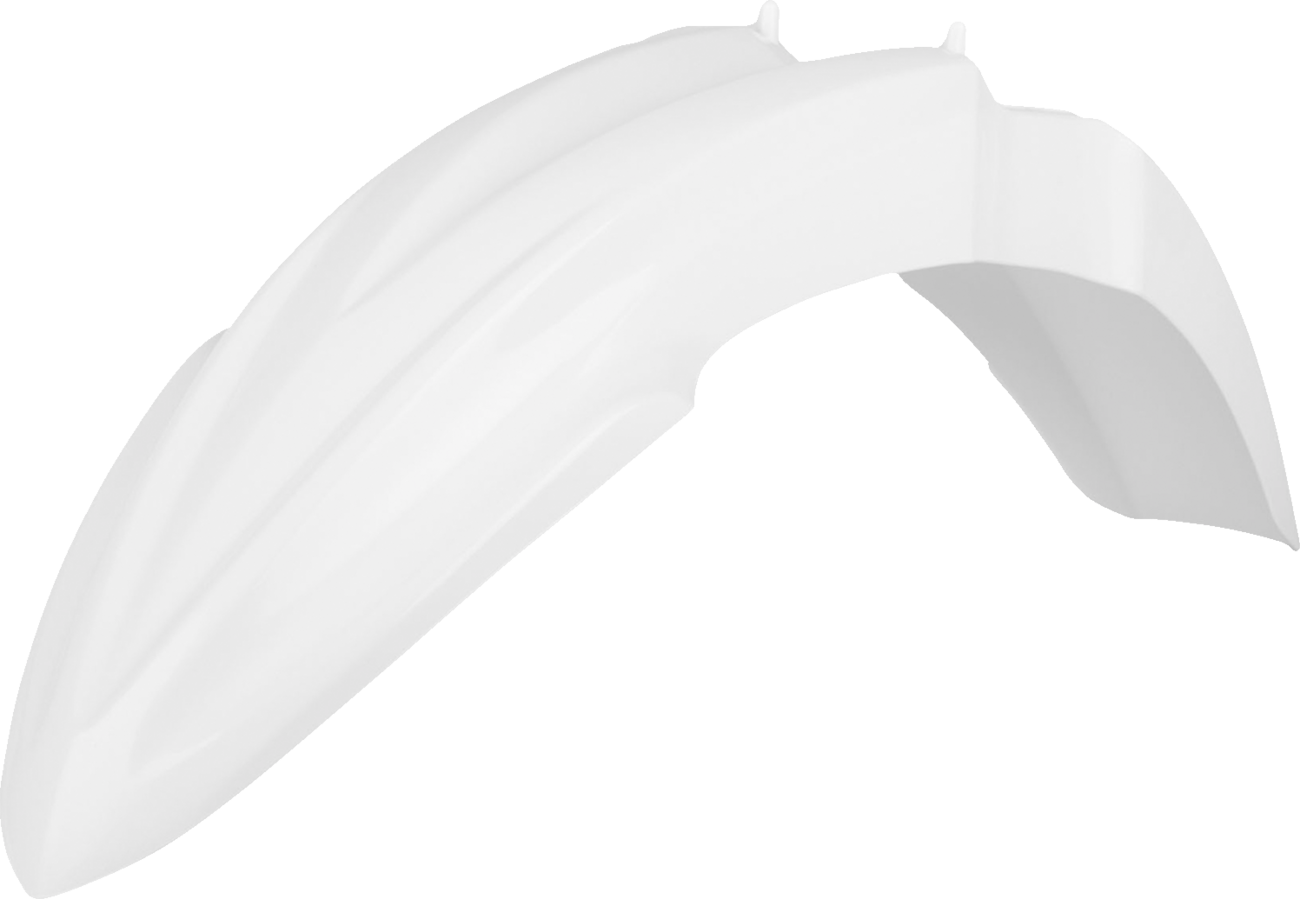 POLISPORT Front Fender - White - Kawasaki - KX '14-'25 8574100002