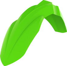 POLISPORT Front Fender - Lime Green - Kawasaki - KX '16 -'25 8574500006