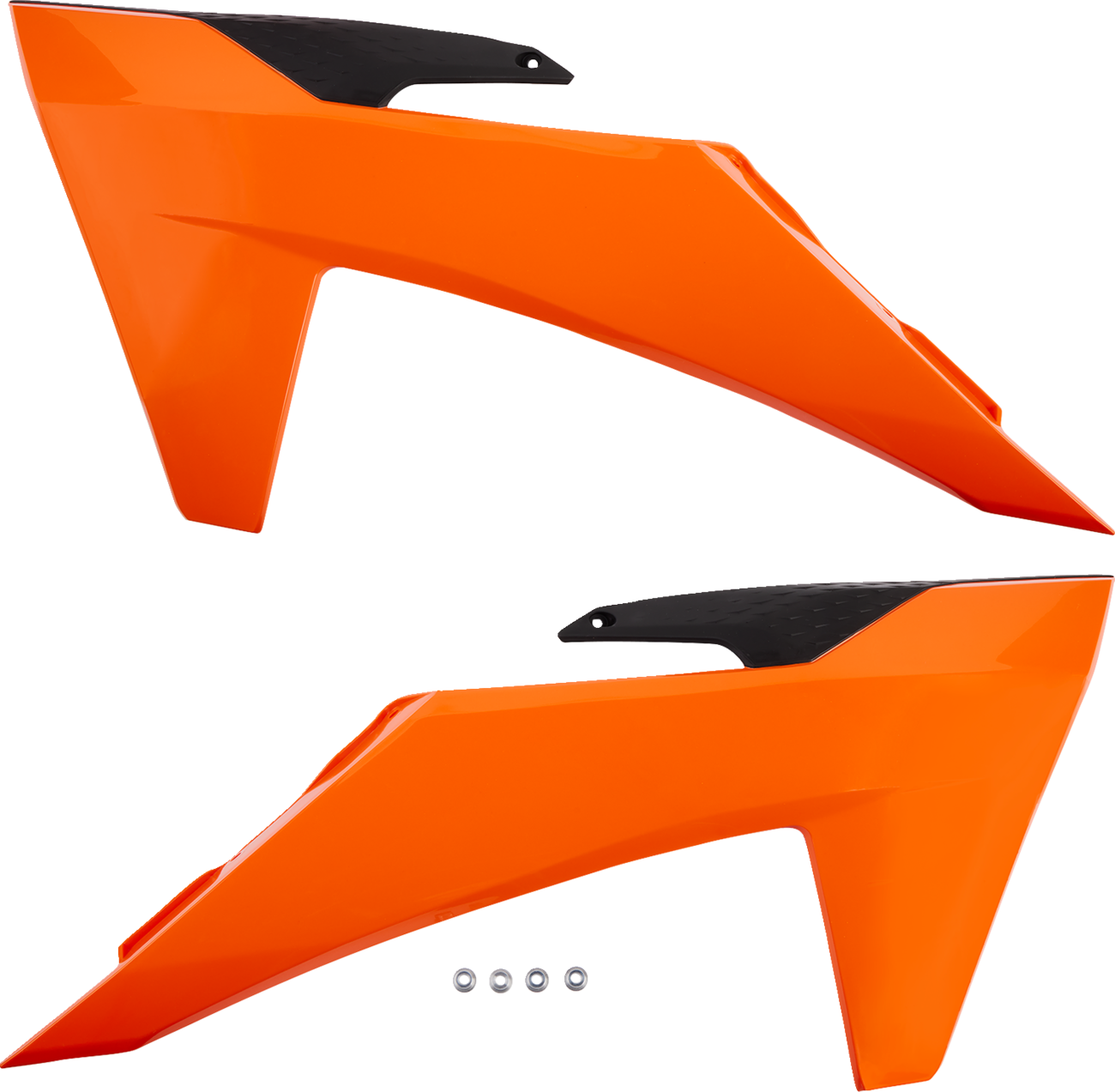 UFO Radiator Covers - Orange/Black KT05011#127