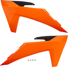 UFO Radiator Covers - Orange/Black KT05011#127