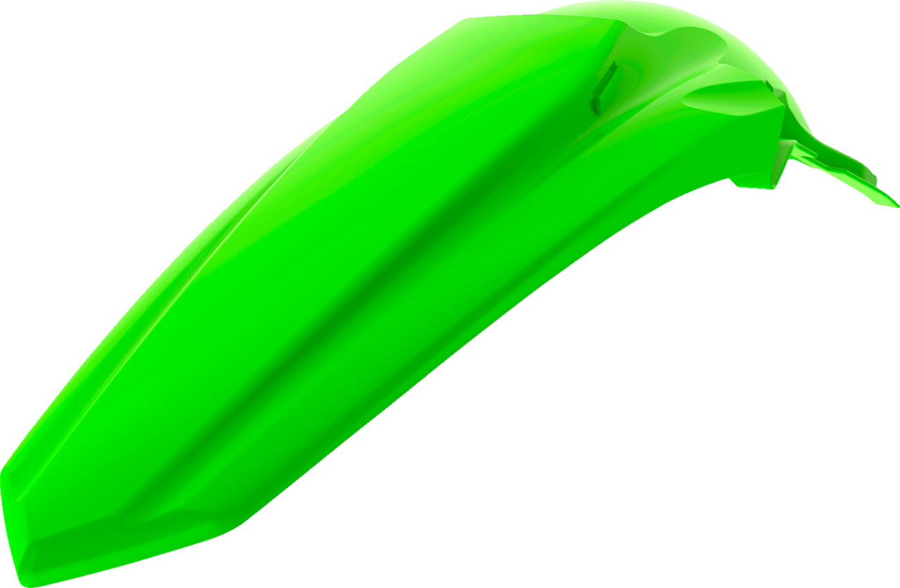 POLISPORT Fender - Rear - Restyle - White - Kawasaki - KX 8585400005