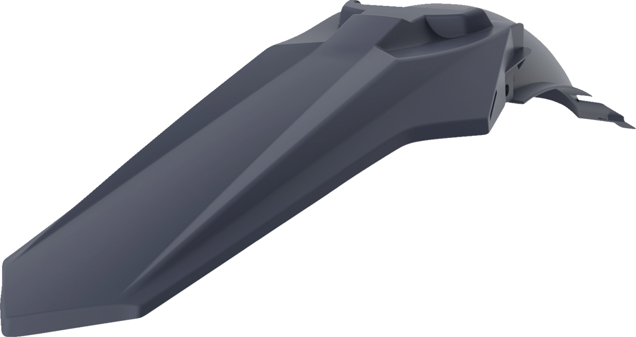 POLISPORT Fender - Rear - Restyle - Gray - RM 125/250 8596200003