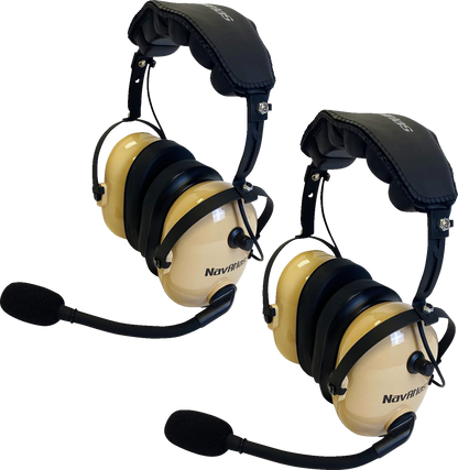 NAVATLAS Communication System - Over-the-Head Headset - Beige NIO232PK