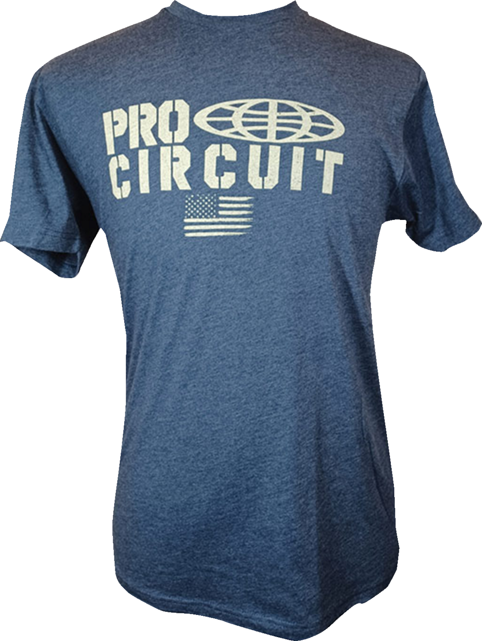 PRO CIRCUIT Logo Flag T-Shirt - Heather Navy - XL 646200-040