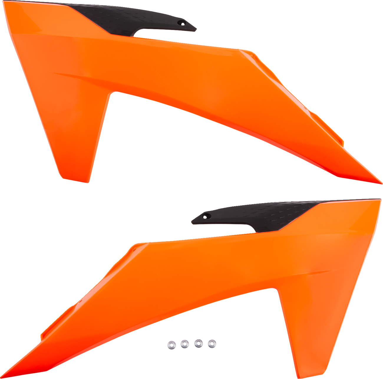 UFO Radiator Covers - Fluorescent Orange/Black KT05011#FFLU