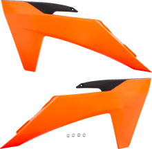 UFO Radiator Covers - Fluorescent Orange/Black KT05011#FFLU