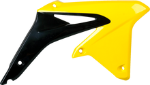 POLISPORT Radiator Cover - '01 RM Yellow/Black - RMZ 450 8412500005