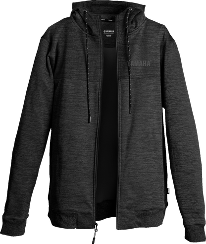 YAMAHA APPAREL Yamaha Zip Hoodie - Black - Large 3050-6535