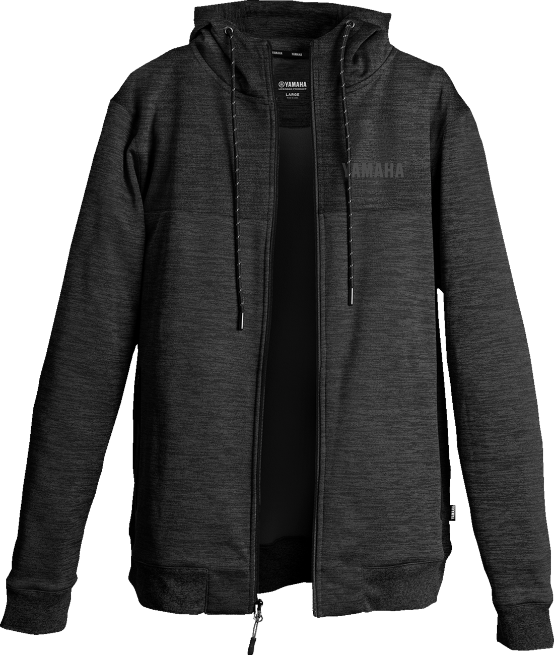 YAMAHA APPAREL Yamaha Zip Hoodie - Black - 2XL 3050-6537