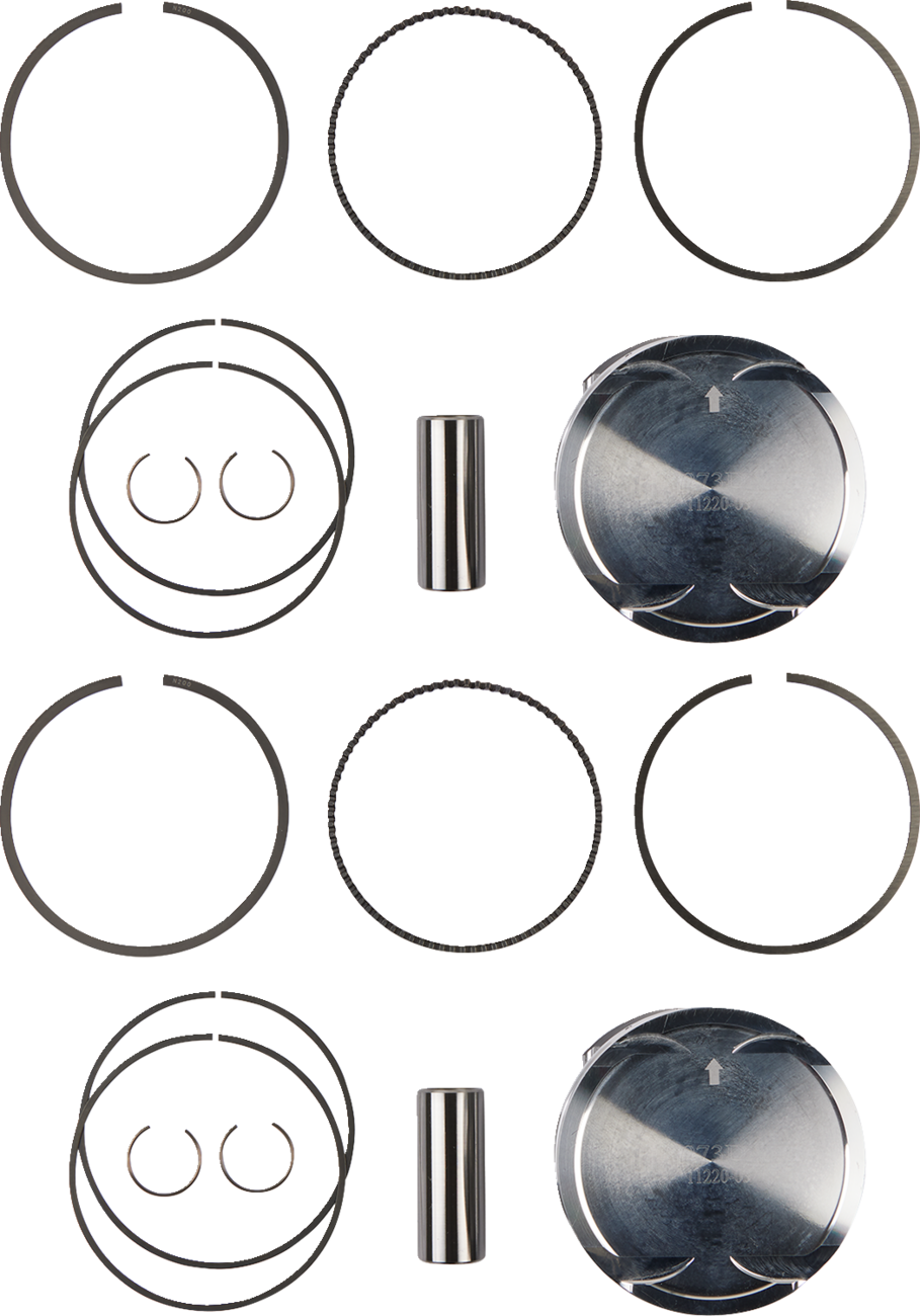 WOSSNER Piston Kit - 91.95 mm - Honda K8973DA-2