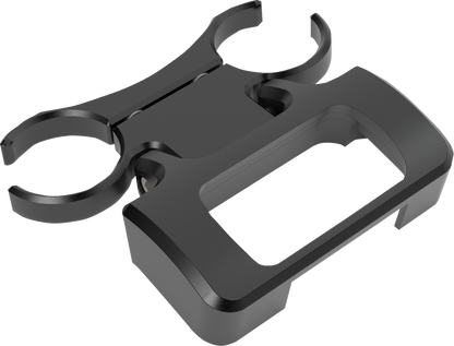 LA CHOPPERS T-Bar Gauge Mount - Black - 1.50" Diameter - M8 Softail LA-7398-20B