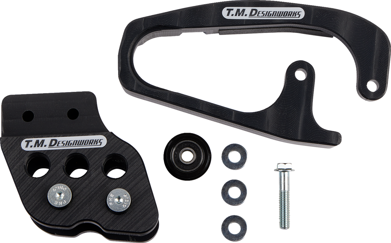 T.M. DESIGNWORKS Chain Guide/Slider - TRX450 - Black HCP-80K-BK