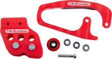 T.M. DESIGNWORKS Chain Guide/Slider - TRX450 - Red HCP-80K-RD
