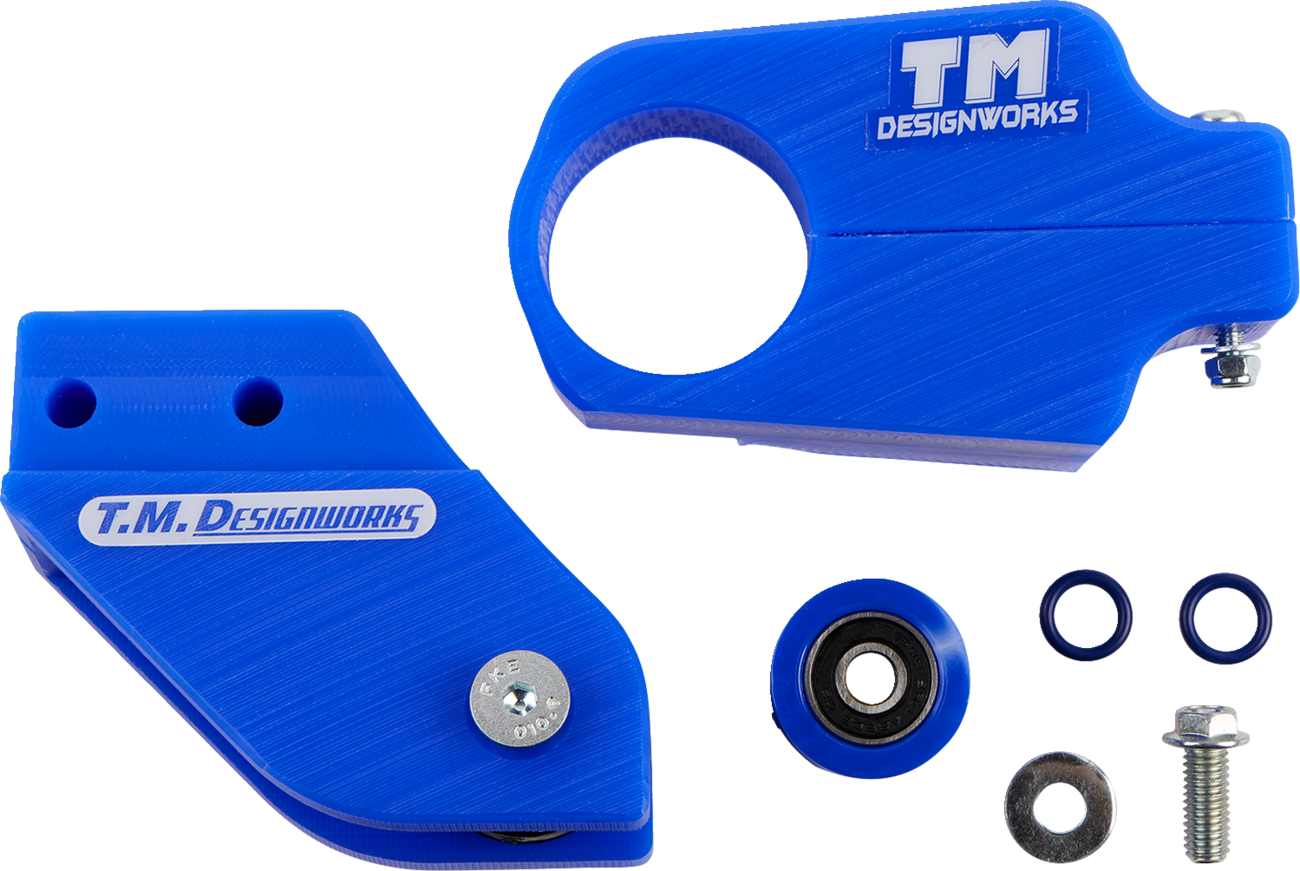 T.M. DESIGNWORKS Chain Guide/Slider - Yamaha - Blue YCP-YBW-BU