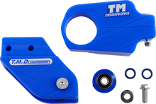 T.M. DESIGNWORKS Chain Guide/Slider - Yamaha - Blue YCP-YBW-BU