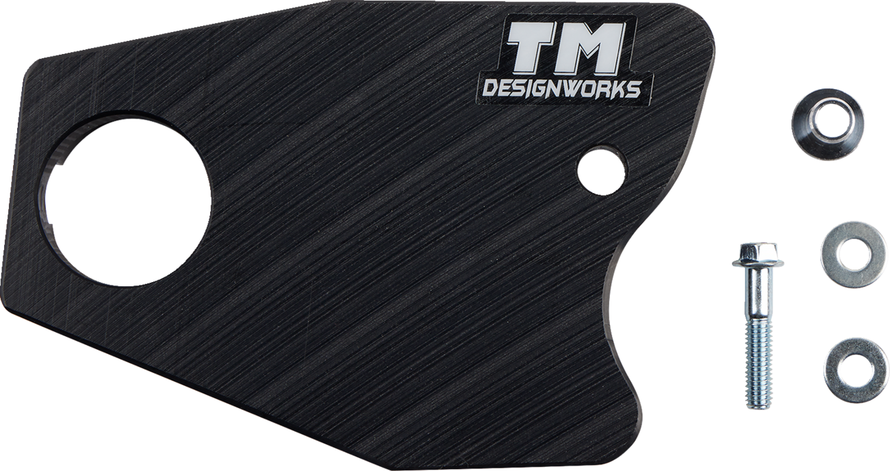 T.M. DESIGNWORKS Front Chain Slider - Honda - Black HCP-251-BK