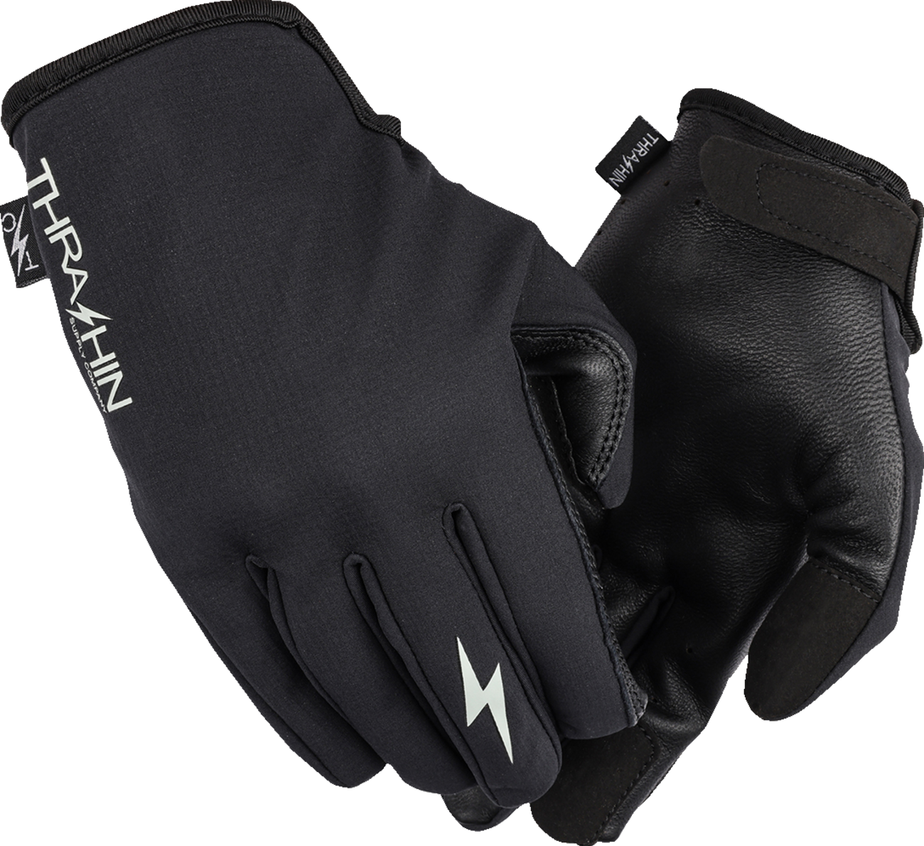 THRASHIN SUPPLY CO. Windbreaker Stealth Gloves - Black - Medium SV1-19-09