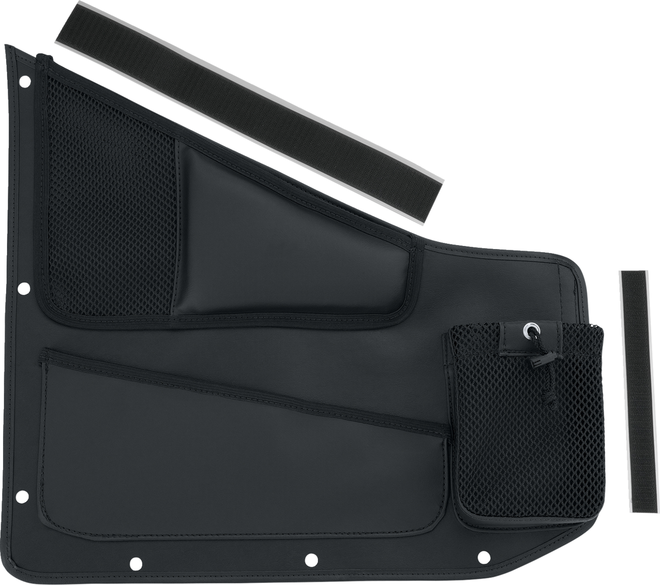 SHOW CHROME Kaliber Side Organizer - Driver and Passenger - Black H44-7BK