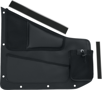 SHOW CHROME Kaliber Side Organizer - Driver and Passenger - Black H44-7BK