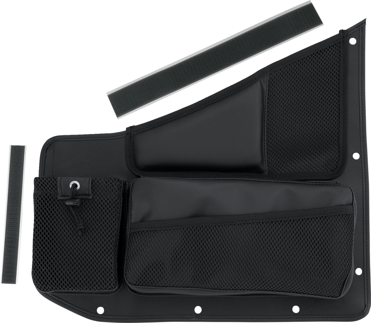 SHOW CHROME Kaliber Side Organizer - Driver and Passenger - Black H44-7BK