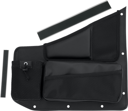 SHOW CHROME Kaliber Side Organizer - Driver and Passenger - Black H44-7BK