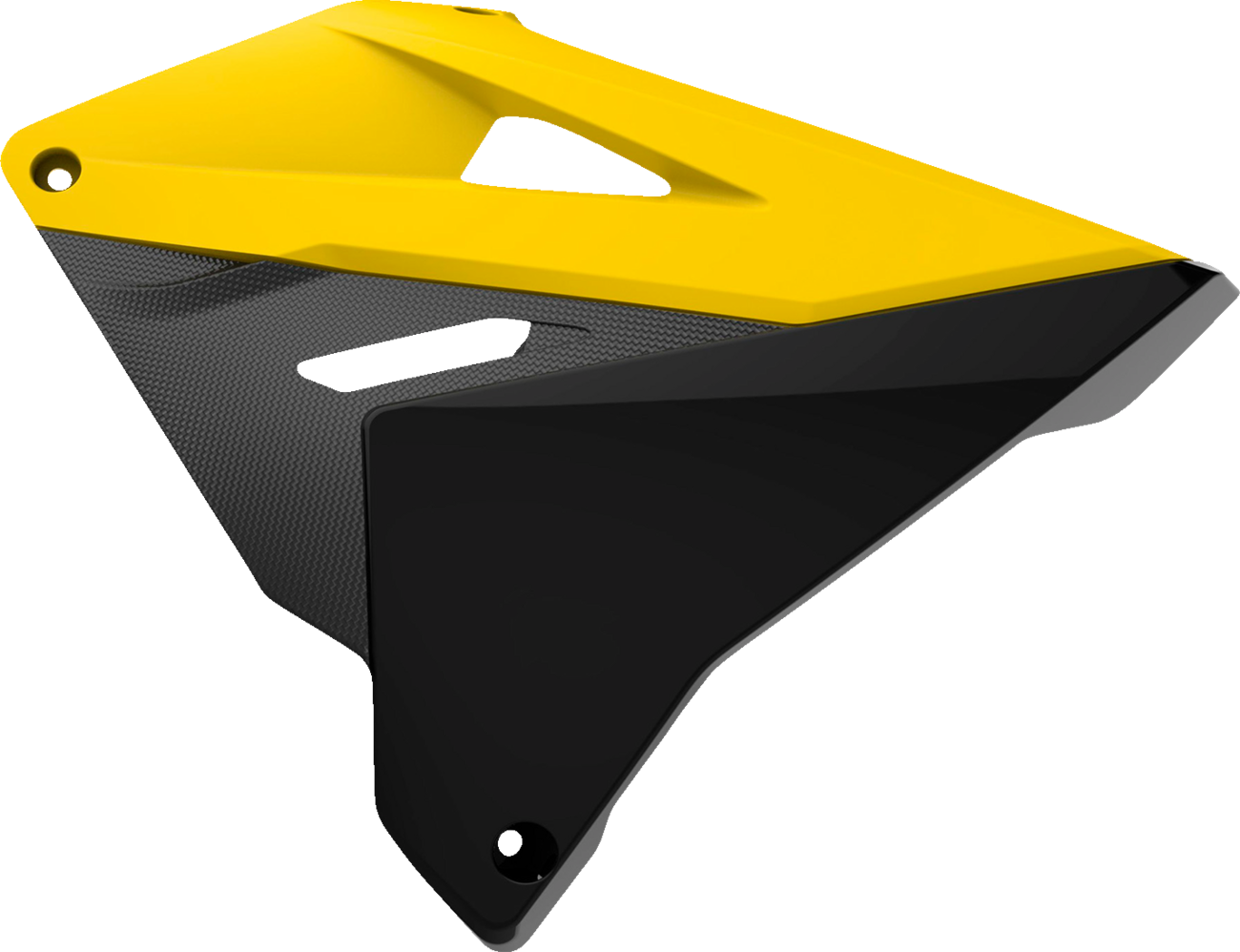 POLISPORT Radiator Cover - Restyle - Yellow/Black - RM 125 | RMZ 250 8423700001