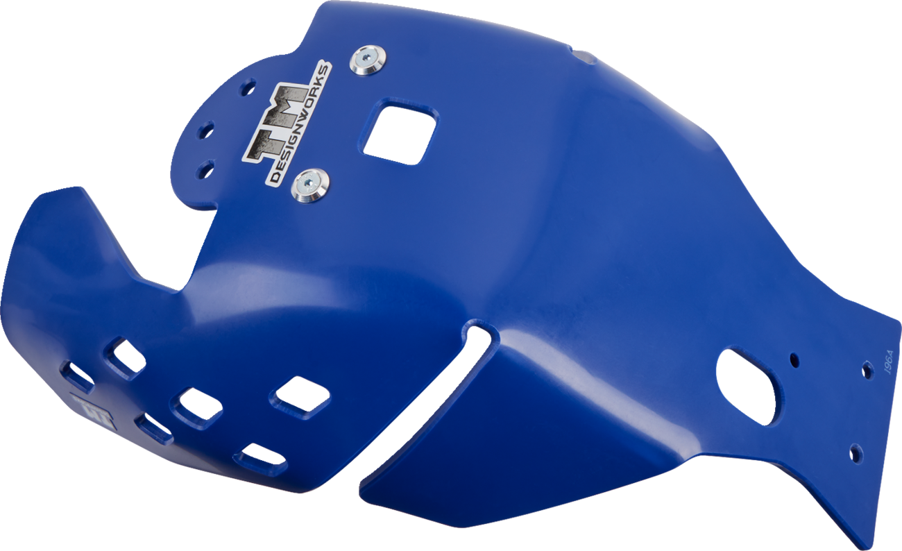 T.M. DESIGNWORKS Skid Plate - Blue - Yamaha YAMC-475-BU