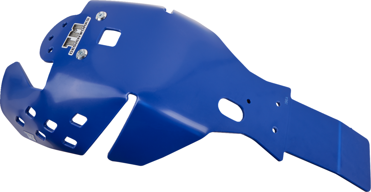 T.M. DESIGNWORKS Skid Plate - Blue - Yamaha YALG-475-BU