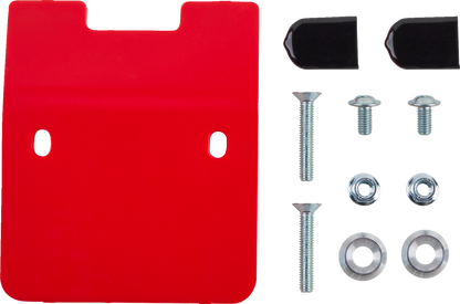 T.M. DESIGNWORKS Skid Plate - Red - Honda HOLG-470-RD