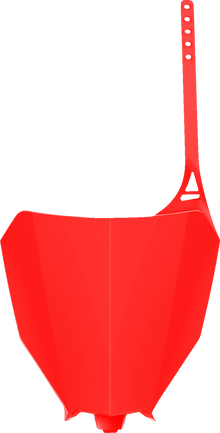 POLISPORT Number Plate - Restyle - Red - CR 125R/250R 8666300004