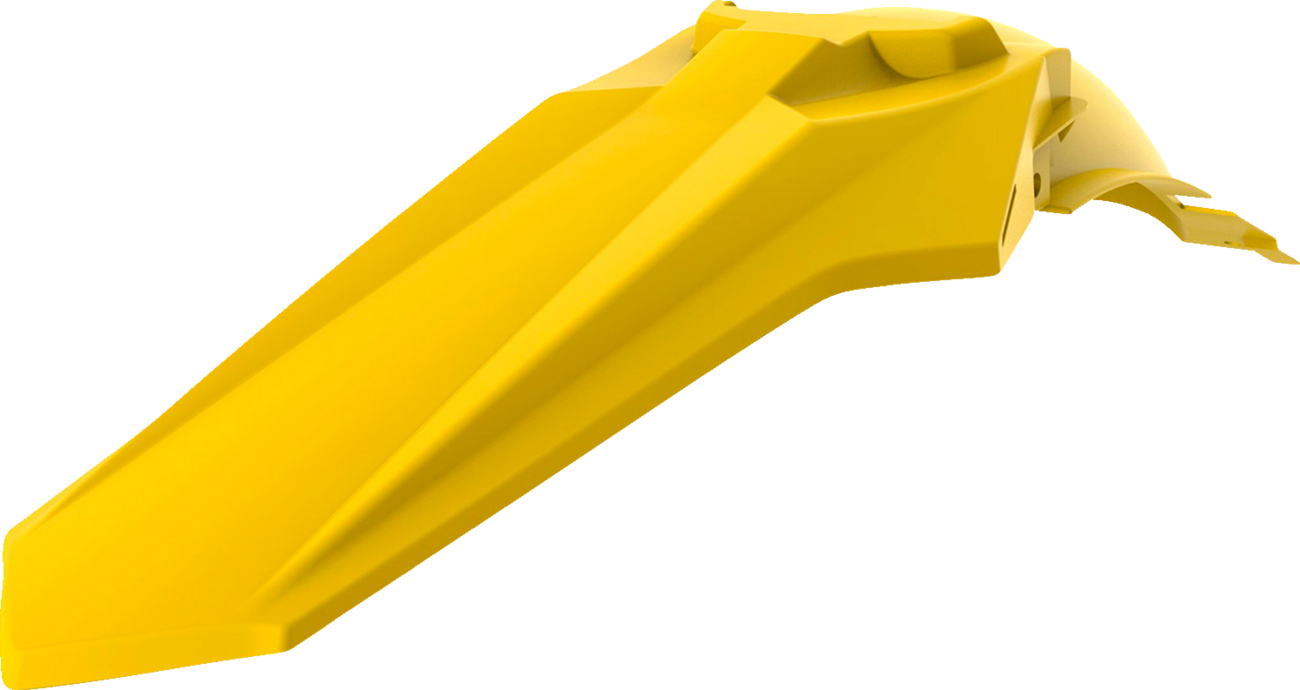 POLISPORT Fender - Rear - Restyle - Yellow - RM 125/250 8596200001