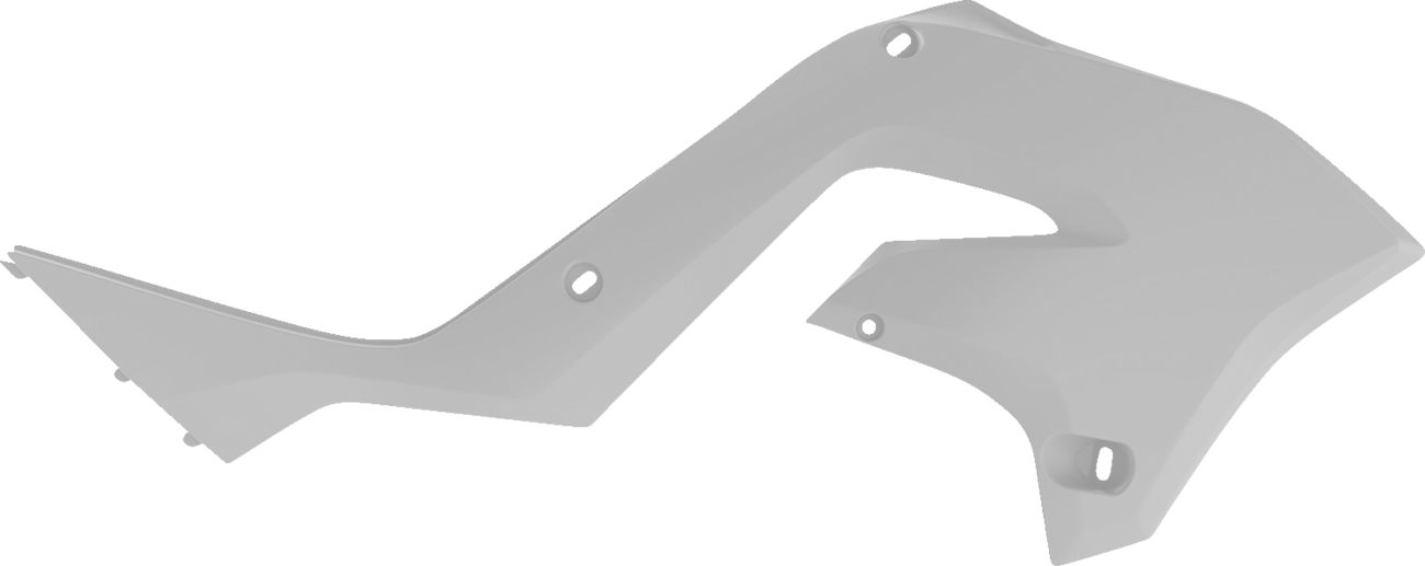 POLISPORT Radiator Cover - Restyle - White - KX 125/250 8425800005