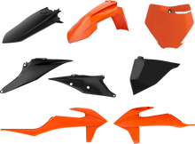 POLISPORT Restyled Body Kit - Orange/Black 90907