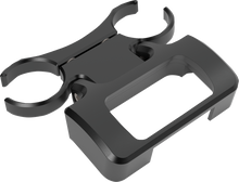 LA CHOPPERS T-Bar Gauge Mount - Black - 1.25" Diameter - M8 Softail LA-7398-10B
