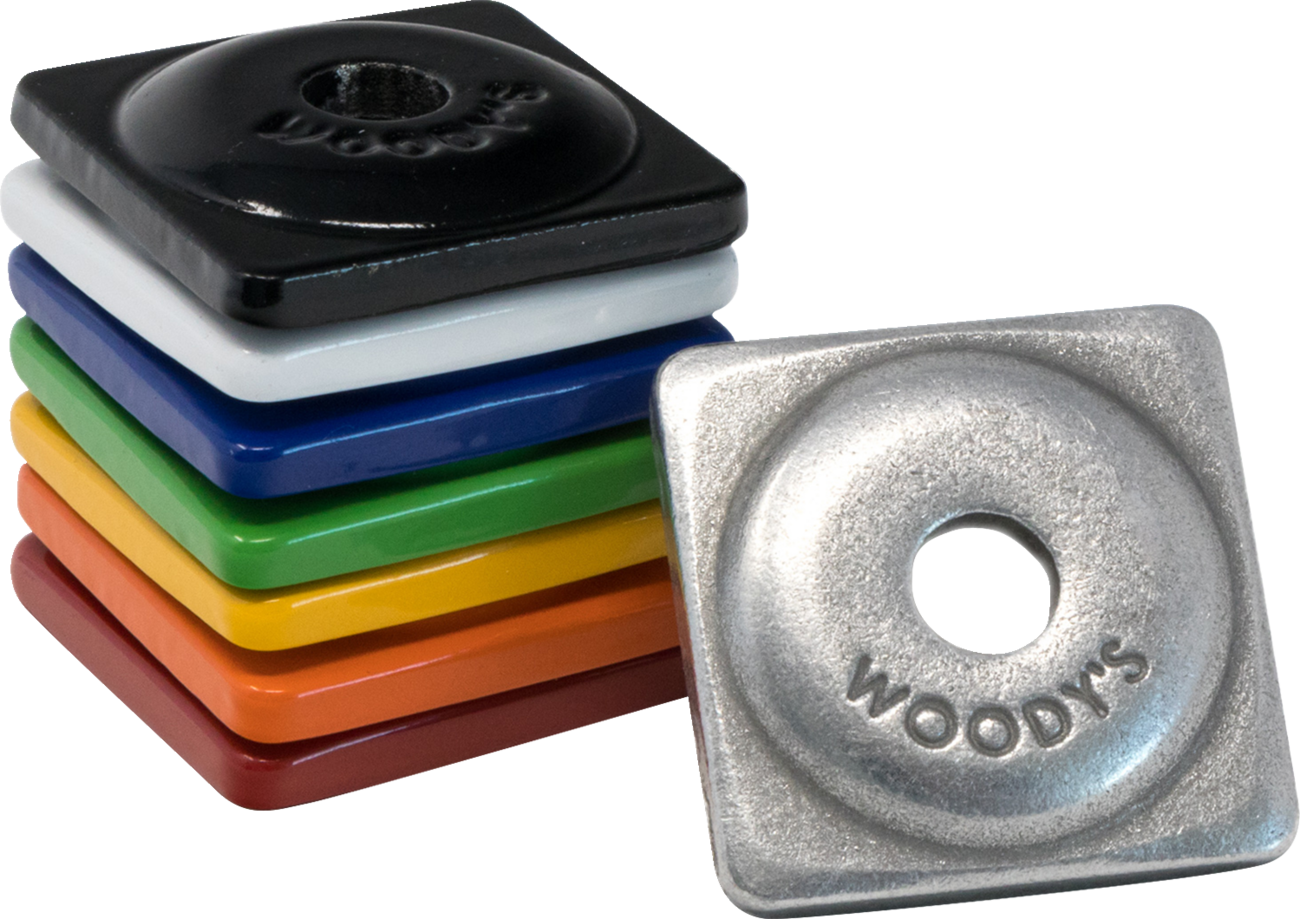 WOODY'S Support Plates - Pink - 5/16" - 48 Pack ASW2-3820-48