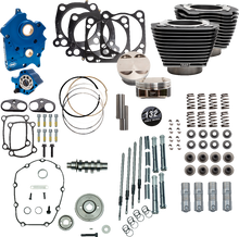 S&S CYCLE 132" Power Package Engine Performance Kit - Gear Drive - Water Cooled - Highlighted Fins - M8 310-1236