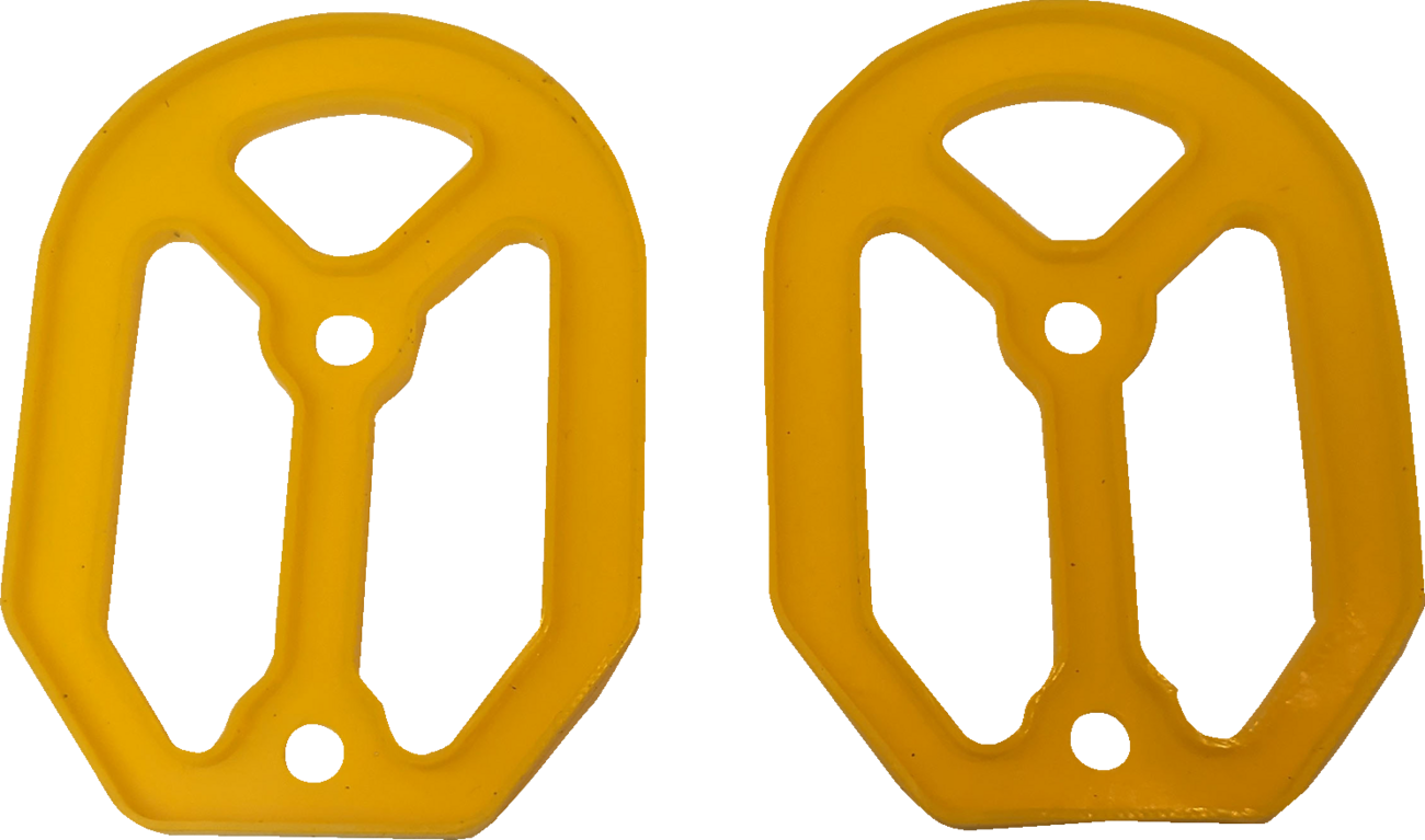 DRAG SPECIALTIES Qualifier Insert - Rubber - Yellow P17-6602-Y